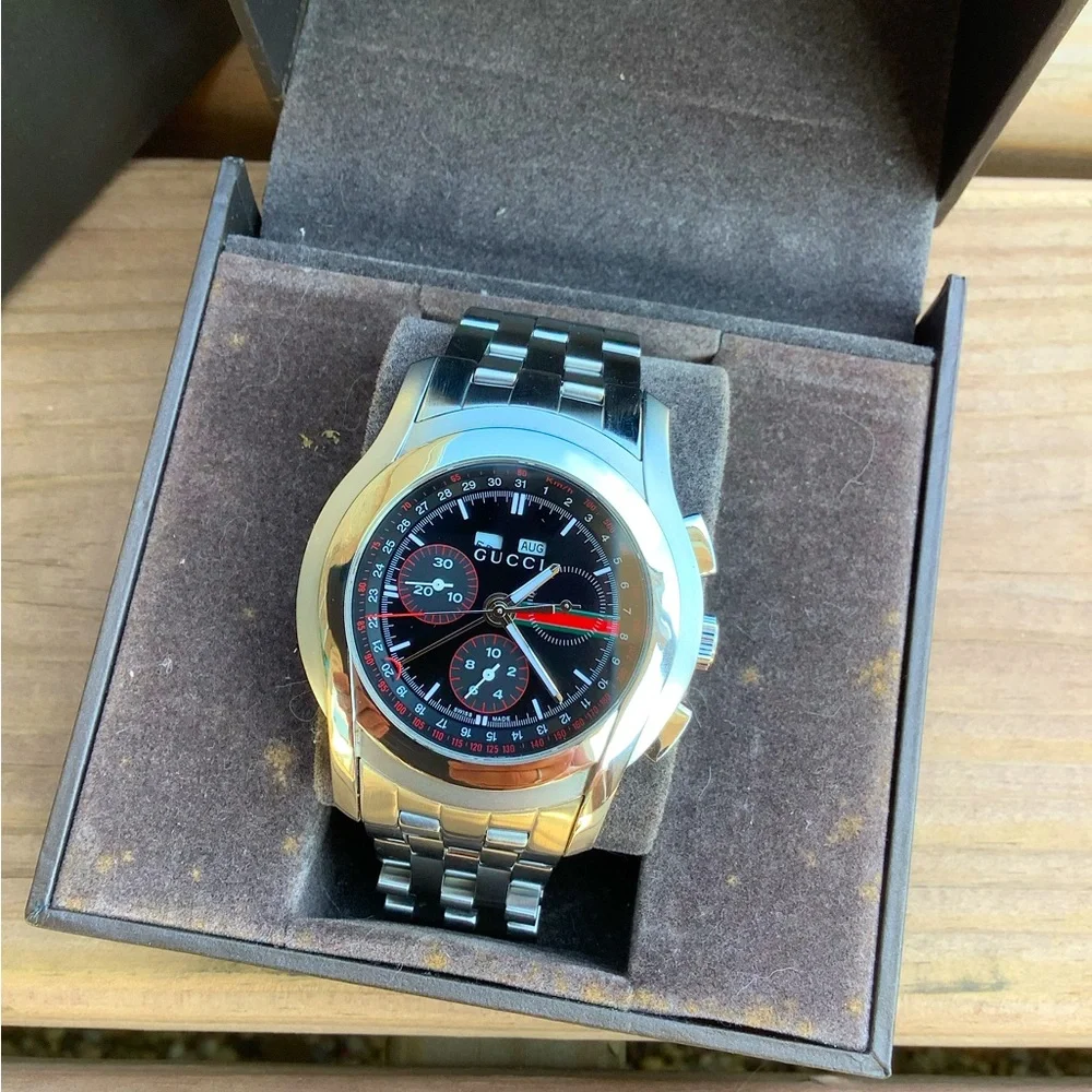 Mens GUCCI stands steel watch ⭐️NICE ONE⭐️